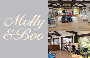 Molly & Boo Front Cream on Grey
