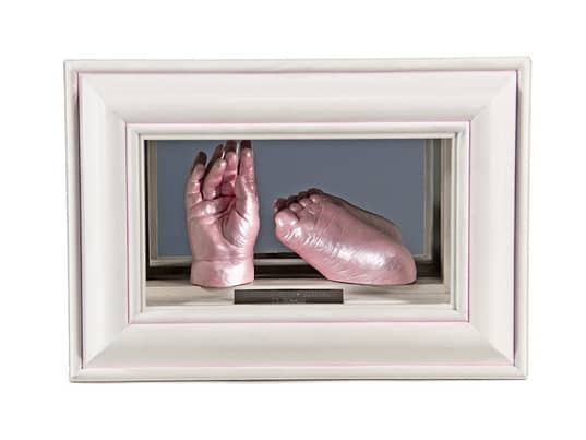 3D Baby Double Casts in Mirror Display Box- By Calli's Corner