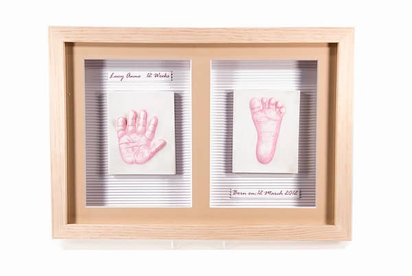 Two Single 2D Stonecast Baby Impressions- By Calli's Corner
